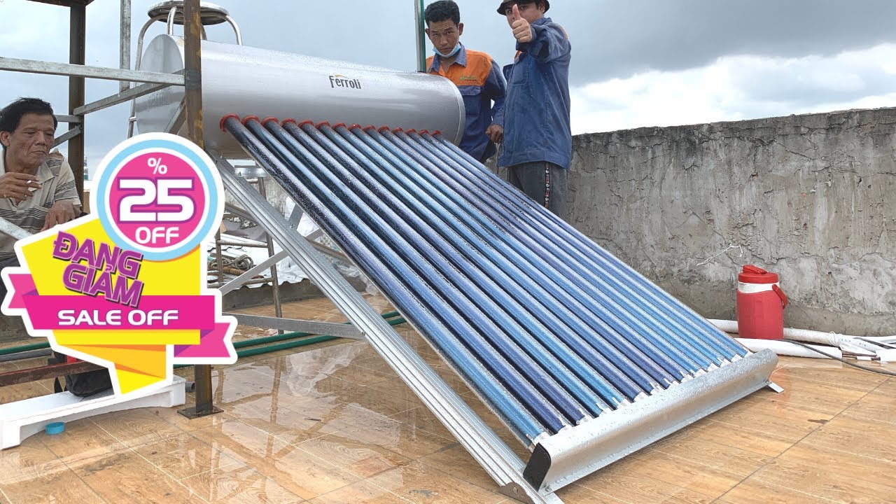 kích thước máy nước nóng năng lượng mặt trời 180l