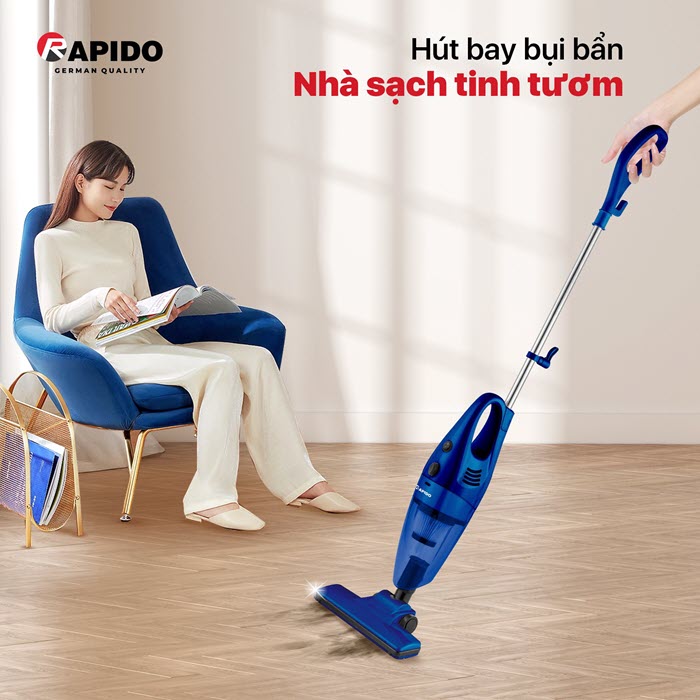 hút bụi cầm tay rapido