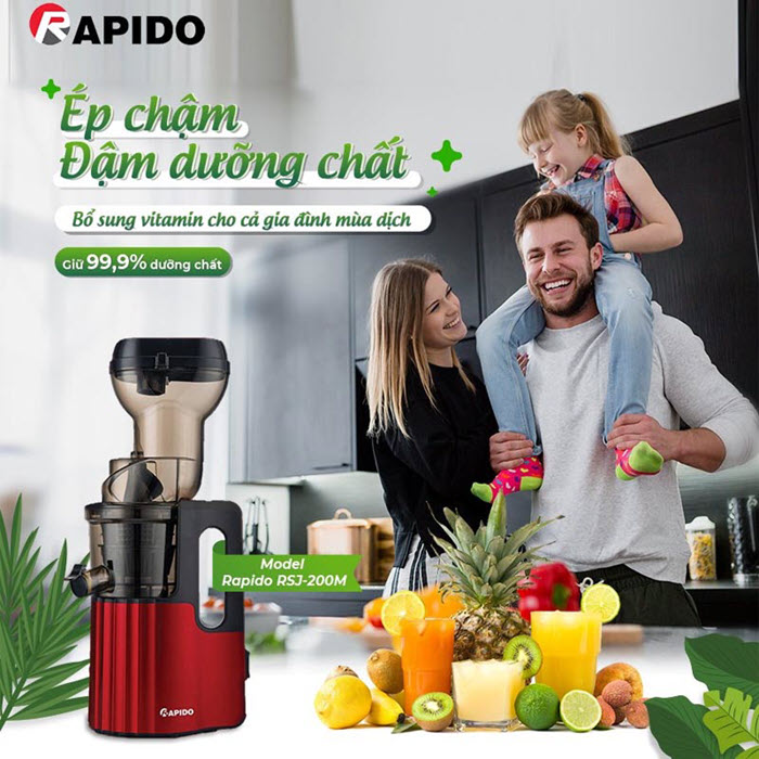 máy ép chậm rapido