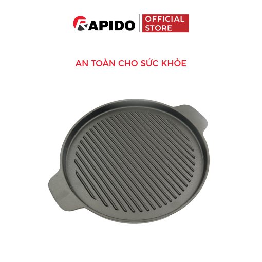 Chảo gang nướng Rapido RG24-RF tròn