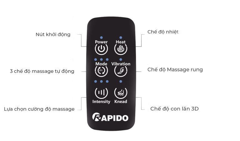 Máy massage chân Rapido RLM 60