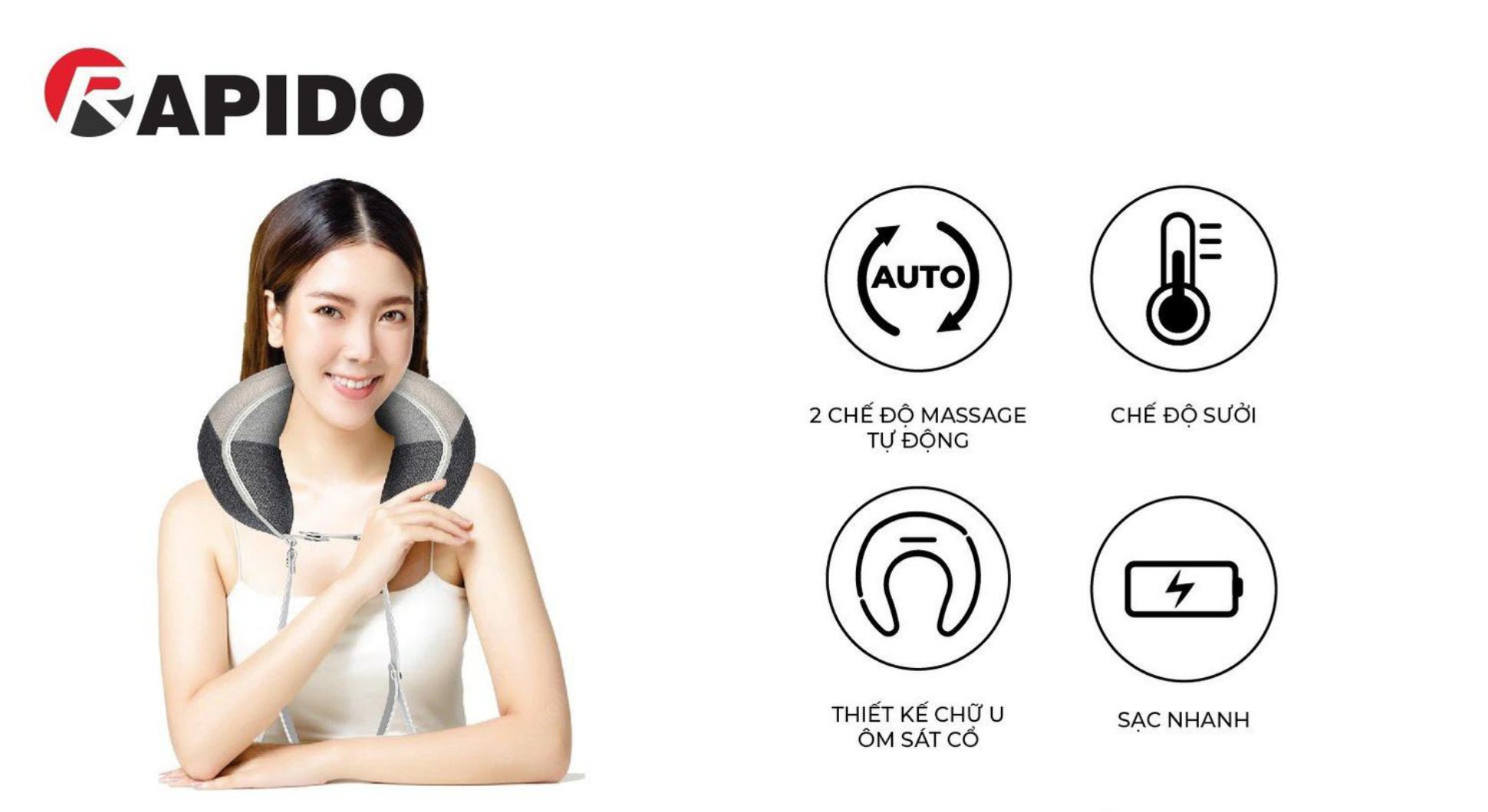 Máy massage cổ Rapido RNM 010