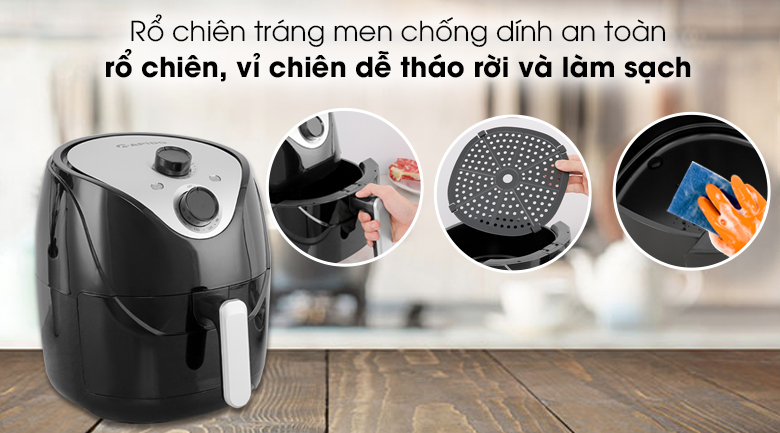 Nồi chiên không dầu Rapido FAF-5.0M