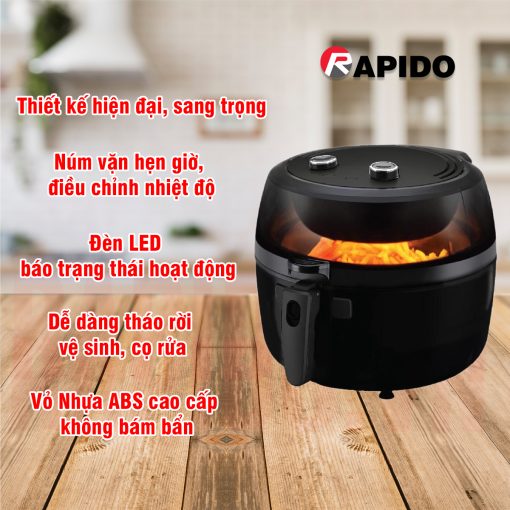 Nồi chiên không dầu Rapido RAF-6.5M2