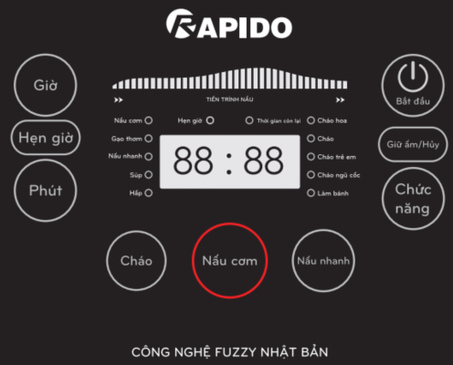Nồi cơm điện tử RC-1.8D