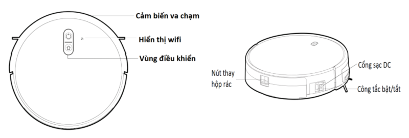 Robot hút bụi lau nhà Hecquyn 1